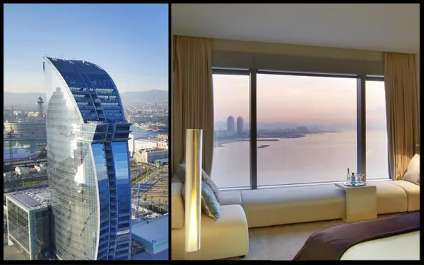 hotels with amazing views in Barcelona