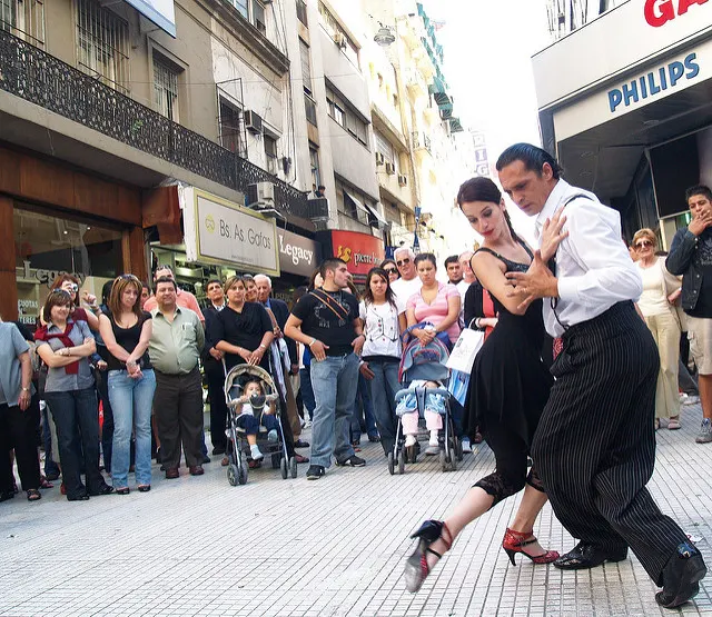 Tango en calle Florida