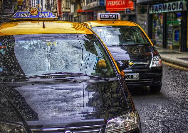 Taxis un transporte en Buenos aires