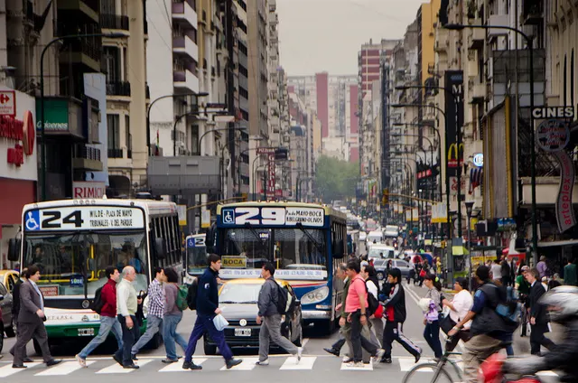 Autobuses son transportes en buenos aires