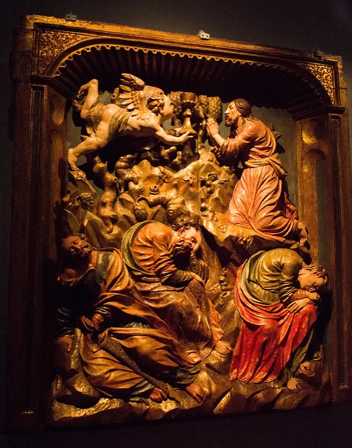 Obra en el museo de arte español enrique larreta