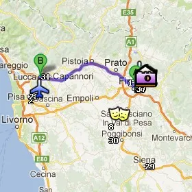 Situación de Lucca