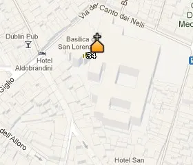 Situación de la Basílica de San Lorenzo