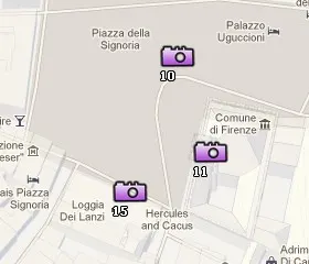 Situación de la Plaza de la Señoría
