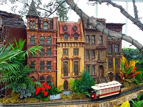 Trencito de Navidad en el Jardín Botánico de Nueva York - Foto de Andrea Hoare Madrid - Newyorkando
