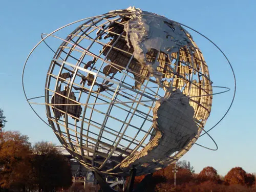 Uniesfera en el Flushing Meadows Corona Park - Queens - Foto de Andrea Hoare Madrid - Newyorkando
