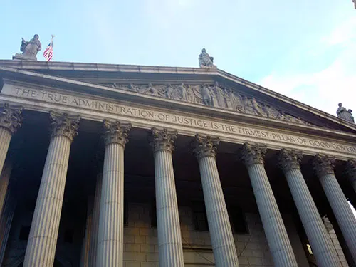 Tribunales de Justicia de Nueva York - Centro Cívico - Foto de Andrea Hoare Madrid - Newyorkando