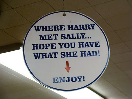 Katzs Delicatessen Letrero Where Harry met Sally - Foto de AHM