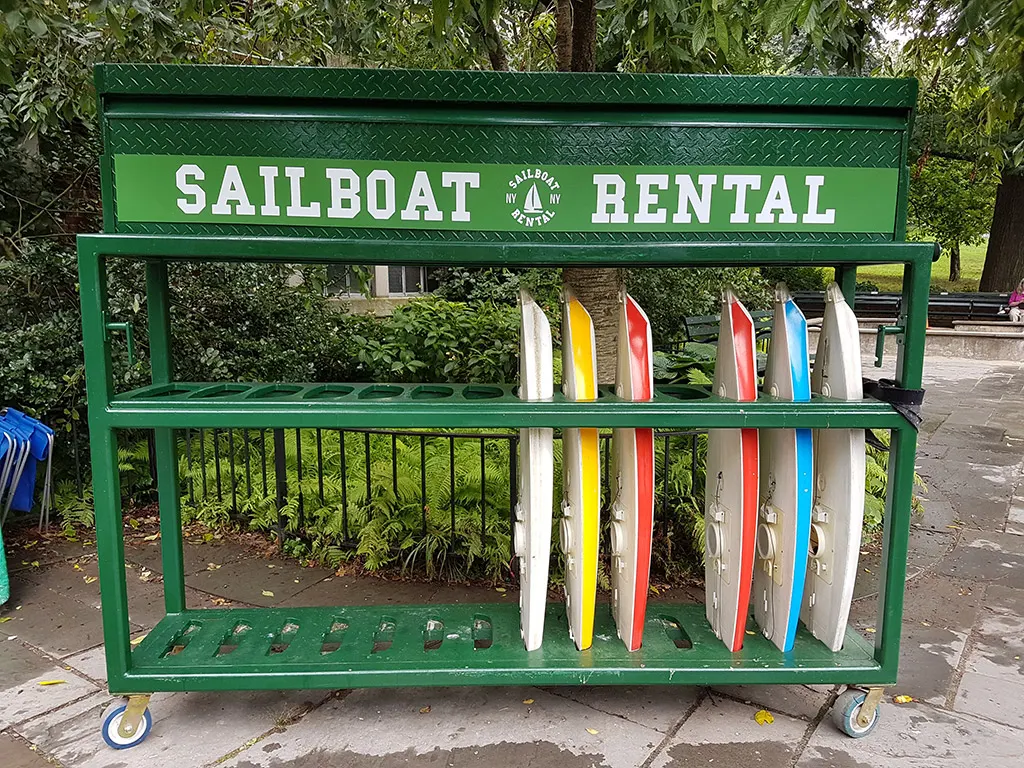Alquiler de botes en el Conservatory Water de Central Park - Foto de AHM