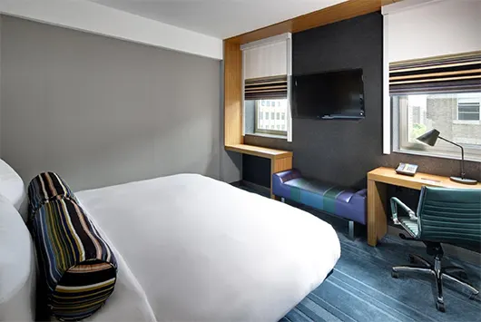 Foto habitación Hotel Aloft en Downtown Brooklyn cortesía de Booking