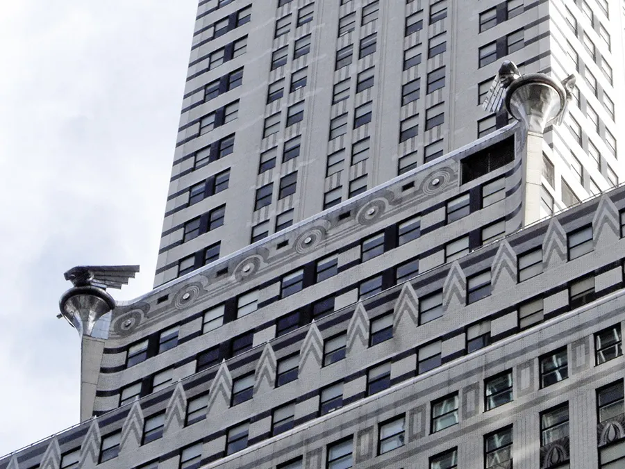 Detalle de las gárgolas del Chrysler Building uno de los rascacielos de Nueva York más queridos - Foto de AHM