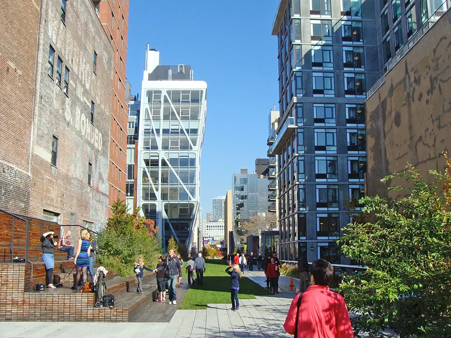 Anfiteatro de High Line Park a la altura de la calle 23 - Foto de Andrea Hoare Madrid