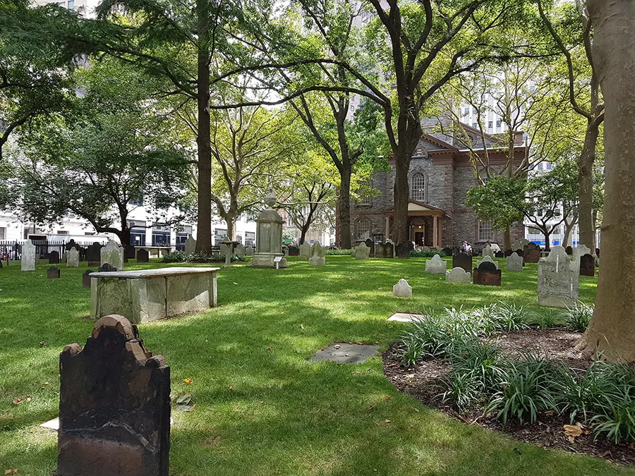 Cementerio de la Capilla de Saint Paul, World Trade Center Manhattan- Foto de Andrea Hoare Madrid