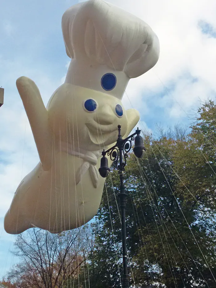Globo del muñeco de marshmallow de Pillsbury - Foto de AHM