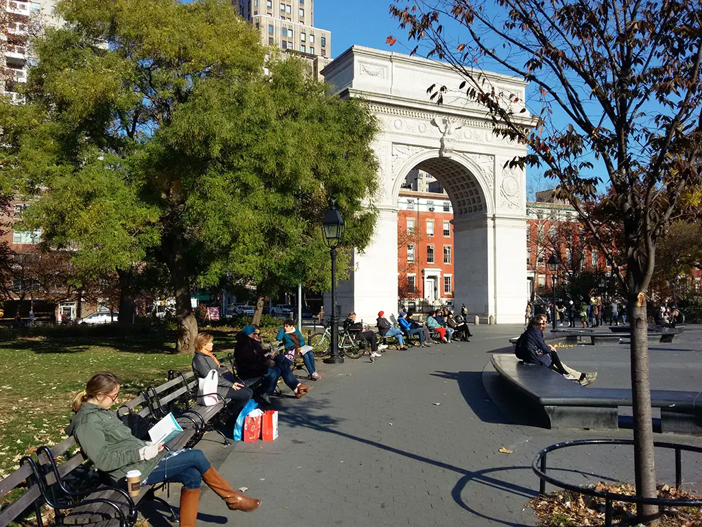 Washington Square, centro de reunión en Manhattan - Foto de Andrea Hoare Madrid