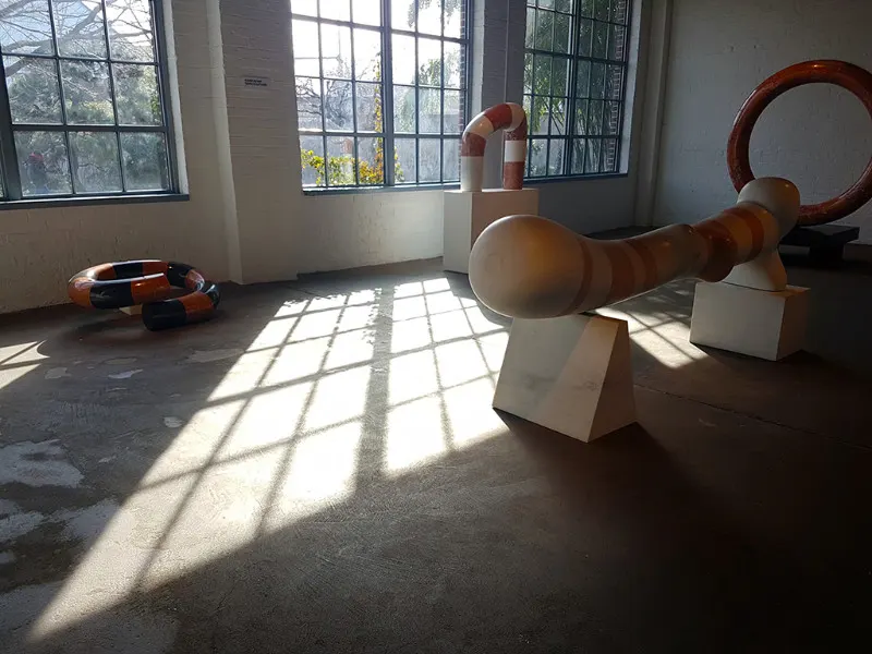 Sala interior del Museo de Isamu Noguchi en Staten Island - Foto de Andrea Hoare Madrid