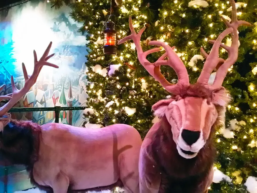 Renos en Santaland Macys, Manhattan - Foto de Andrea Hoare Madrid