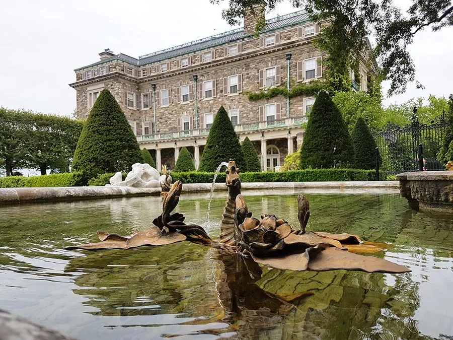 View of Kykuit from the back yard. Source. Photo by Andrea Hoare Madrid
