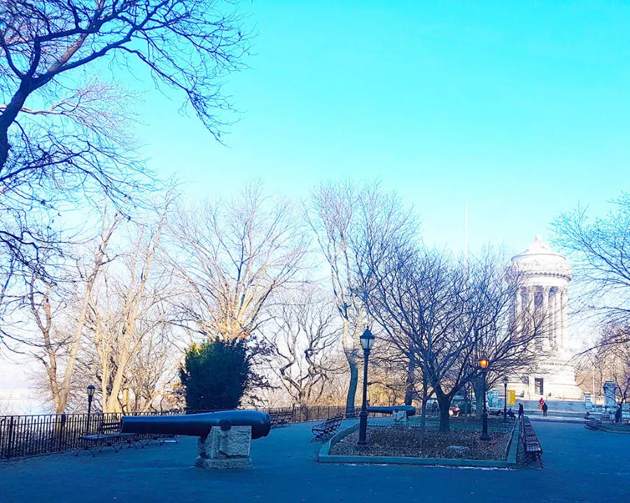 Riverside Park en Upper West Side en invierno - Foto de AHM