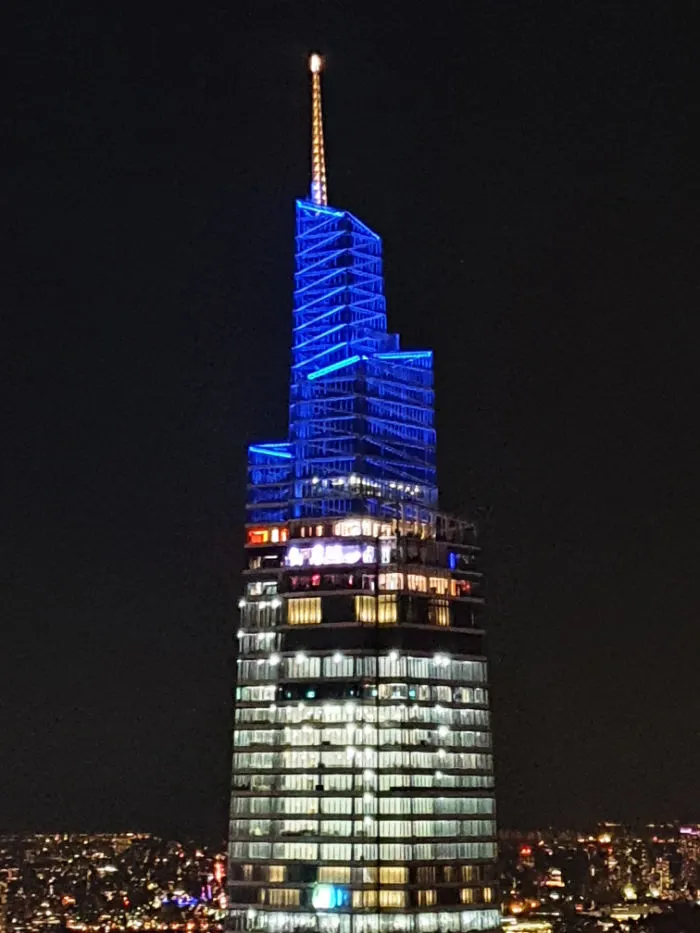 Observatorio The Summit del One Vanderbilt visto desde el Top of the Rock, el mirador del Rockefeller Center. Foto de Andrea Hoare Madrid