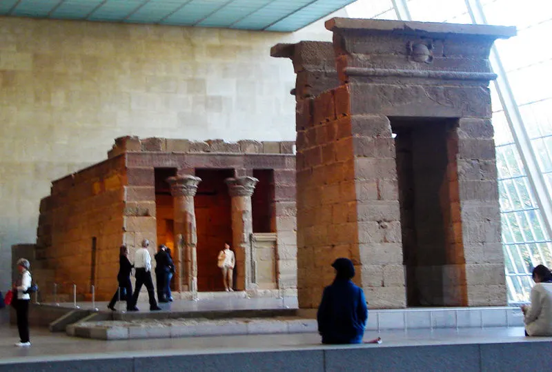 Templo de Dendur en el Museo Metropolitano de Arte de Nueva York - Foto de Jorge Hoare Madrid