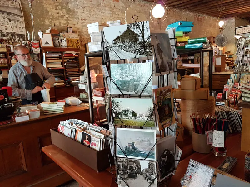 Bowne & Co Stationers - interior de la tienda perteneciente al Museo del Puerto South Street de Manhattan - Foto de Andrea Hoare Madrid