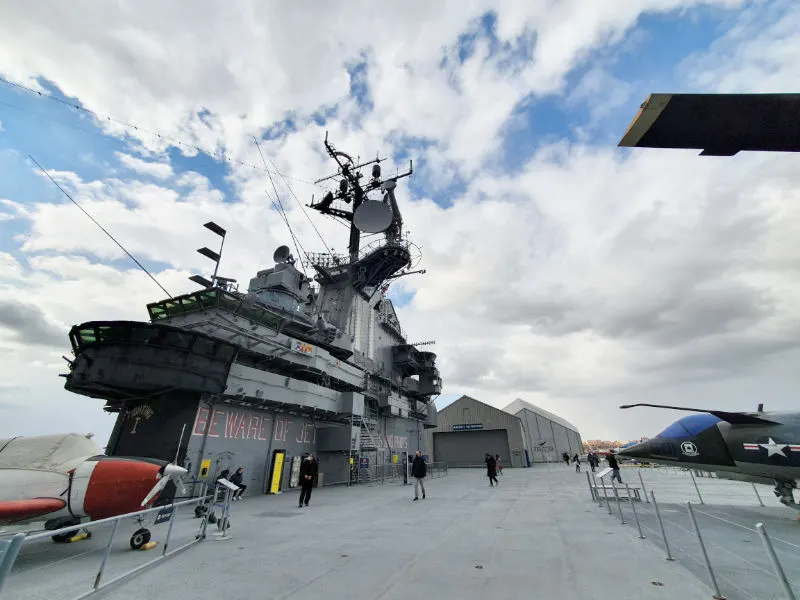 Puente de mando del buque portaaviones del Museo Intrepid - Foto de Andrea Hoare Madrid