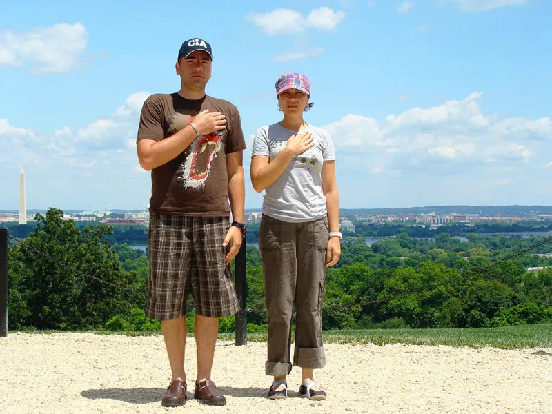 Hermanos Hoare en Washington (colina del cementerio de Arlington)
