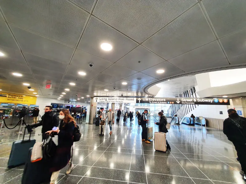 Terminal Jamaica Station del Airtrain JFK - Foto de Andrea Hoare Madrid