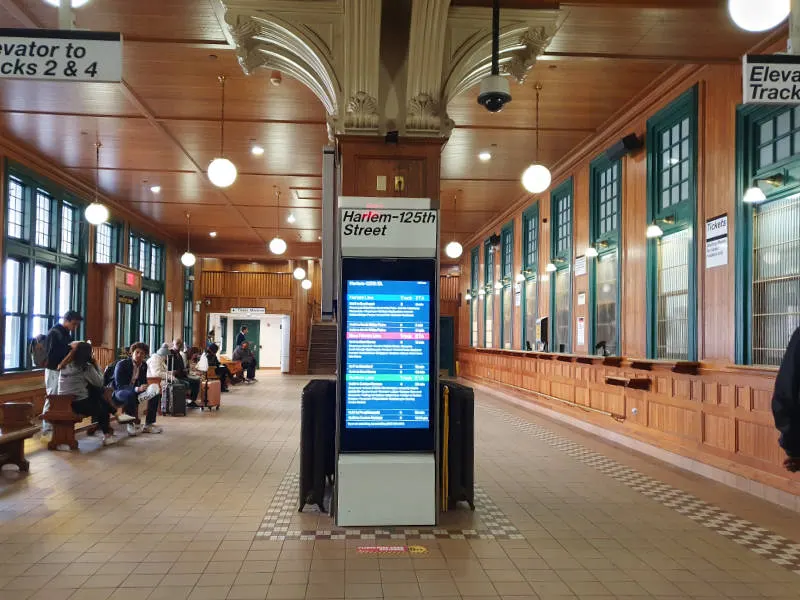 Estación del Metro Rail Road en Harlem 125th st. Foto de Andrea Hoare Madrid