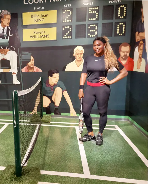 Figura de la tenista Serena Williams en el Madame Tussauds de Nueva York - Foto de Andrea Hoare Madrid