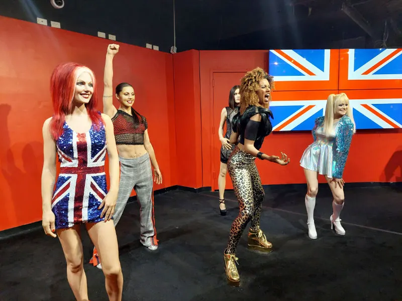 Figuras de las Spice Girls en el Madame Tussauds Nueva York - foto de Andrea Hoare Madrid