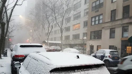 February in New York