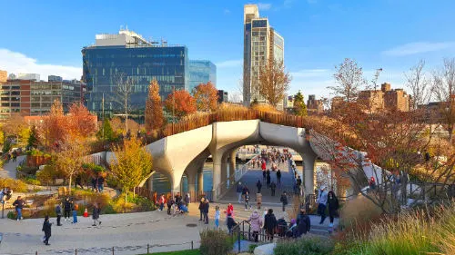 October in New York
