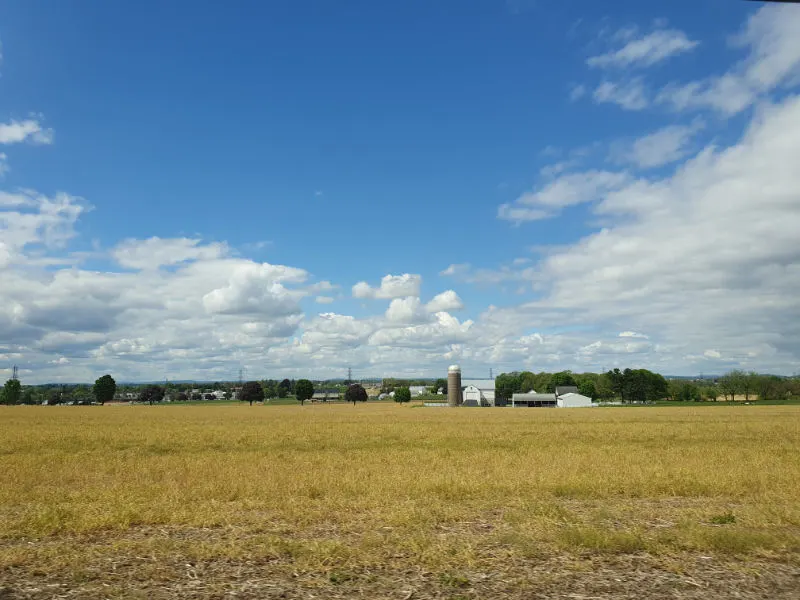 Panorámica campestre del Amish Country en los alrededores de Lancaster en Pensilvania - Foto de Andrea Hoare Madrid