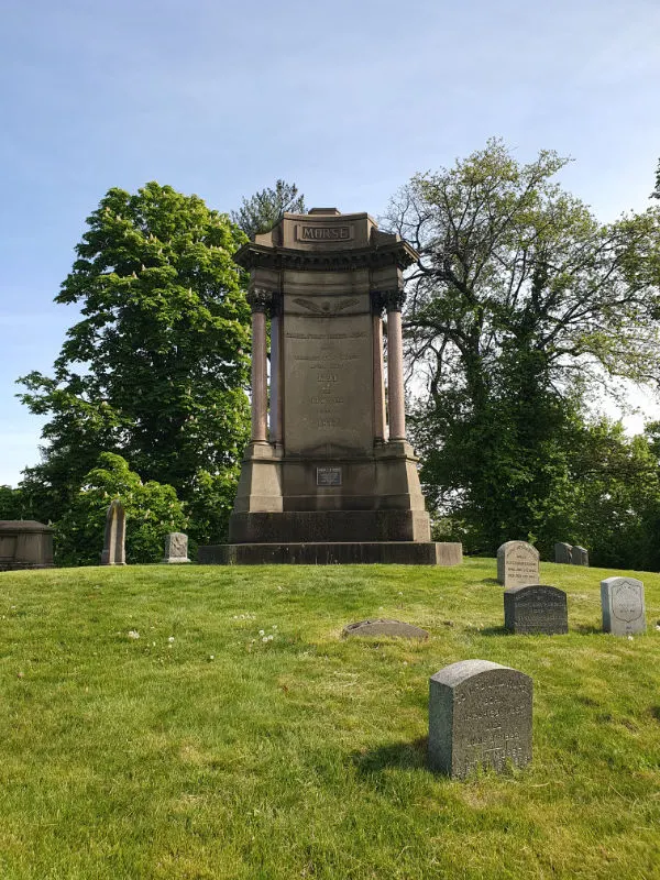 Tumba de Samuel Morse en el Greenwood Cemetery en Brooklyn. Foto de Andrea Hoare Madrid