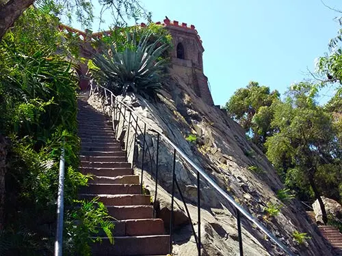 Paisajismo frances en el Cerro Huelén - Foto de AHM