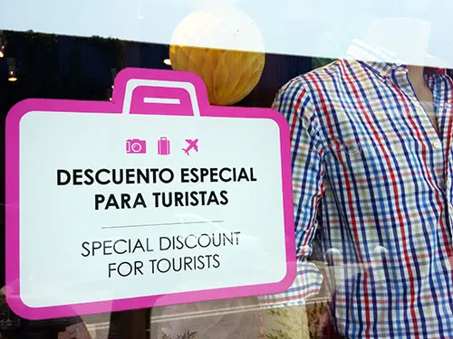 Descuentos para turistas en Santiago de Chile. Foto de AHM