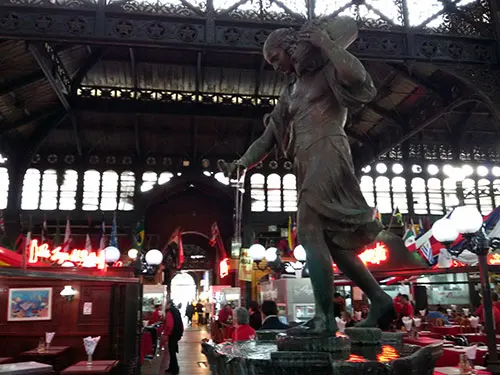Dónde comer en el Mercado Central. Foto de AHM - Santiagoando