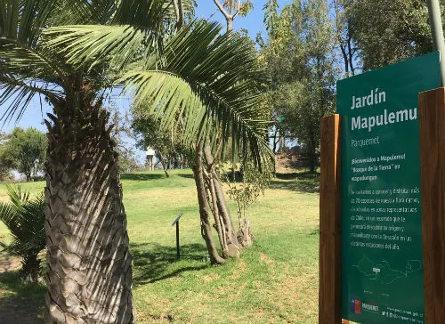 Jardin Mapulemu Cerro San Cristobal. Foto tomada por AD para Santiagoando, bajo licencia CC Atribución No Comercial
