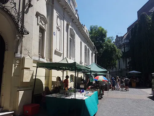 Paseo peatonal Barrio Lastarria - Foto de AHM