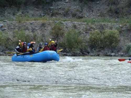 Deportes externos en el Cajón del Maipo. Foto de AHM