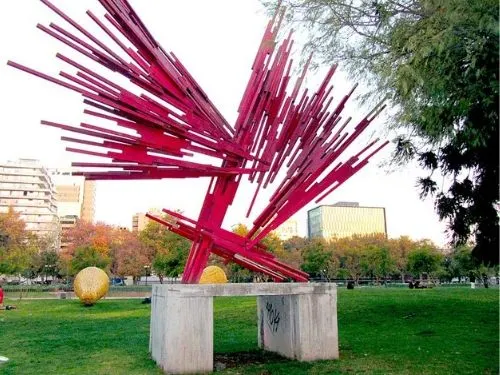 Erupción es otra de las fotos llamativas del Parque de las esculturas. Foto: CCo