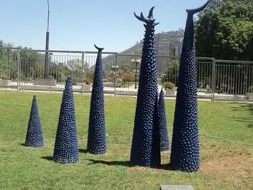 Pehuén, otra de las obras icónicas del Parque de las esculturas. Foto: CCo.