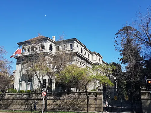 Palacio Bruna en el Barrio Lastarria - Foto de AHM