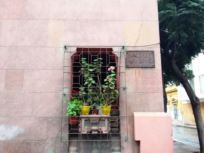Ventana de una casa típica del Barrio Yungay - Foto de Andrea Hoare Madrid