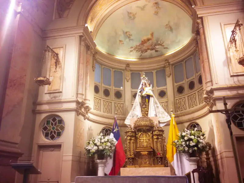 Virgen del Carmen Catedral Metropolitana de Santiago AHM