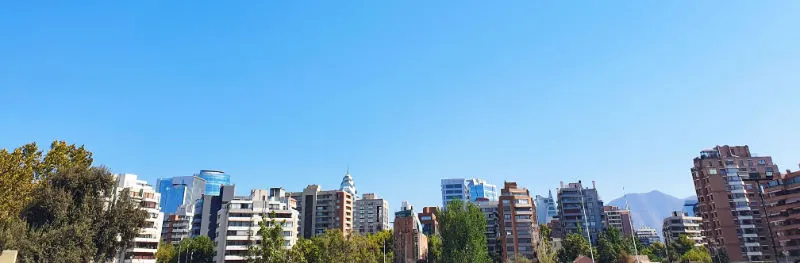 Horizonte urbano de Las Condes, Foto de Andrea Hoare Madrid