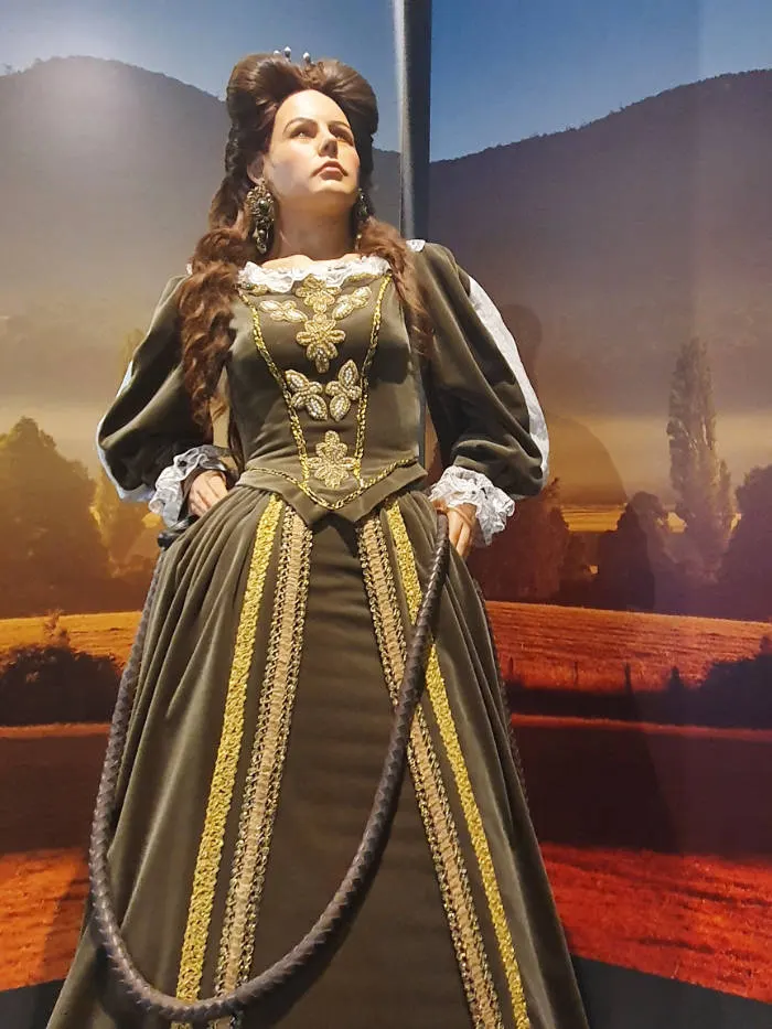 Estatua de La Quintrala en el Museo de Cera de Las Condes - Foto de Andrea Hoare Madrid