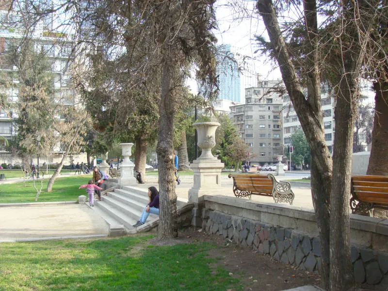 Sector del Parque Forestal de Santiago cercano al Museo Nacional de Bellas Artes - Foto de Andrea Hoare Madrid